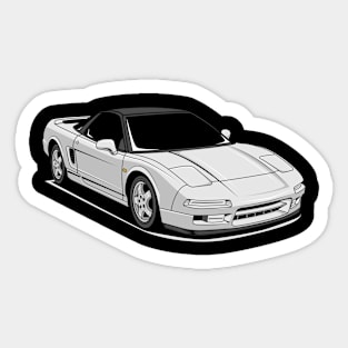 Legendary jdm white nsx Sticker